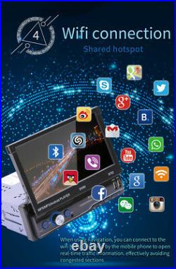 1 Din 7 Android 8.1 Car MP5 Multimedia Player Bluetooth FM Radio GPS Sat Navi