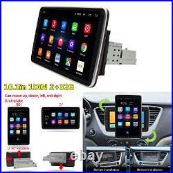 10.1in 1DIN Android9.1 Car Radio Stereo MP5 Player Bluetooth GPS Sat Nav FM WiFi