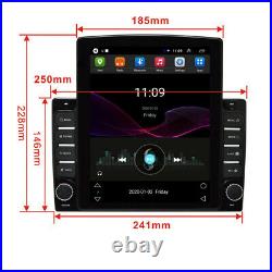 10.1in Single DIN Car Stereo Radio MP5 Player Bluetooth GPS SAT NAV WIFI Android
