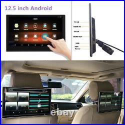 12.5in Car RearSeat Headrest Monitor Screen Bluetooth Android Entertainment Play