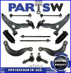 12 Pc Suspension Kit for Ford Focus 04-06 Control Arms, Tie Rod Ends, Sway Bar