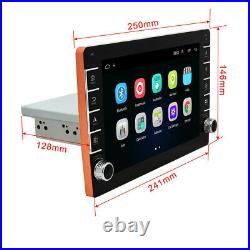 1Din 9in Car Stereo Radio MP5 Player Android 8.1 GPS SAT NAV Bluetooth Wifi FM