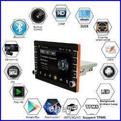 1Din Android 8.1 Car Stereo Radio 9in MP5 Multimedia Player GPS Wifi+Rear Camera