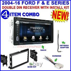 2004-2016 Ford F & E Series Bluetooth Touchscreen DVD CD Usb Car Radio Stereo