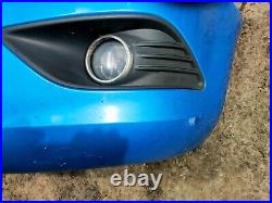 2010 Ford Focus Mk2 Front Bumper In Blue With Grill / Fog Lights