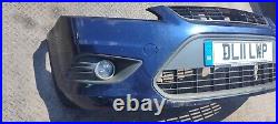 2011 Ford Focus Hatchback 1.8 5dr Front Bumper Blue With Fog Lights