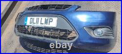 2011 Ford Focus Hatchback 1.8 5dr Front Bumper Blue With Fog Lights