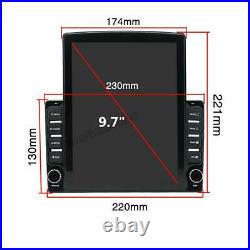2DIN Android 9.1 9.7'' Car Stereo Radio MP5 GPS Navigation 4-Core 1+16GB Wifi BT