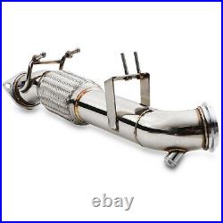 3 Stainless Exhaust Front Bypass Down Pipe For Ford Focus St2 St3 St 250 St250