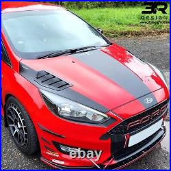 3r Wrc Style Bonnet Vent Fits Ford Focus Mk3.5 Facelift