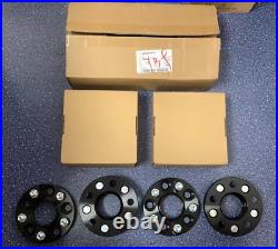 4x Black Wheel Spacers & Bolts Kit 5x108 63.4 20mm For Ford Focus MK2 MK3 RS ST
