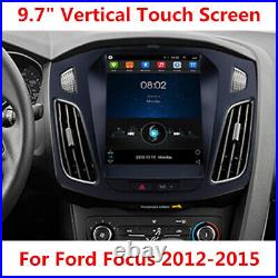 9.7'' Vertical Android 9.1 Car Stereo Radio Player GPS For Ford Focus 2012-2015