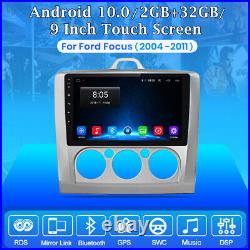 Android 12 Car Stereo 9For Ford Focus 2004-11 Head Unit GPS Sat Nav DAB CarPlay