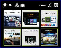 Android 8.1 10 Single Din Car Stereo DAB Radio GPS SAT NAV WiFi Mirror Link BT