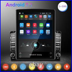 Android 9.1 9.7in 2DIN Car Stereo Radio MP5 Player Sat Nav GPS BT WIFI FM Camera