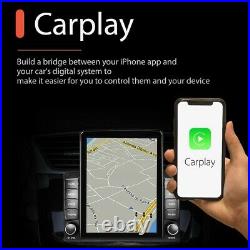 Apple Carplay 2Din 9.5 Car Stereo Radio GPS Sat Nav WIFI Bluetooth + Camera