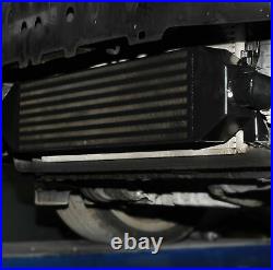 BLACK 600x145x65 FRONT MOUNT INTERCOOLER FMIC KIT FOR FORD FOCUS ST225 ST RS 225