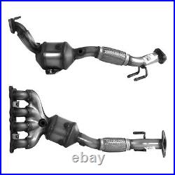 Catalytic Converter Type Approved + Fitting Kit For Ford Focus MK3 1.6 Ti Front