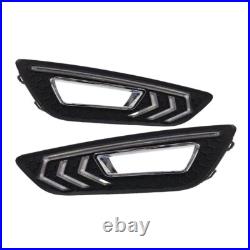 DRL For Ford Focus 2015 2016 LED Daytime Driving Running Light Fog Lamp With Turn DRL For Ford Focus 2015 2016 LED Daytime Driving Running Light Fog Lamp With Turn