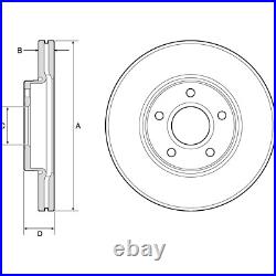 Delphi Coated OE Spec Front Discs and Pads Kit For Ford Focus C-MAX Turnier Delphi Coated OE Spec Front Discs and Pads Kit For Ford Focus C-MAX Turnier