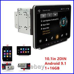 Double 2 DIN 10.1in Touch Screen Car Stereo Radio Bluetooth GPS Navi WiFi FM