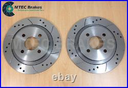 Drilled Grooved Brake Discs Pads Front Rear Focus St170