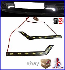 Drl Led Daytime Running Lights-pair 7 Led Lamps-waterproof Frd2