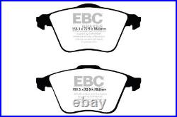 EBC Yellowstuff Front Brake Pads for Ford Focus Mk2 2.5 Turbo ST225 (2005 11)