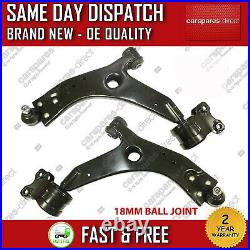 FORD FOCUS MK2 20042012 FRONT LOWER SUSPENSION WISHBONE CONTROL ARMS PAIR 18mm