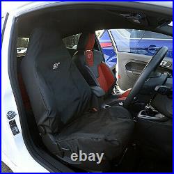 FORD FOCUS ST RECARO TAILORED SINGLE SEAT COVER IN BLACK 2012 On 162