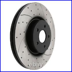 FRONT DRILLED GROOVED 336mm BRAKE DISCS FOR FORD FOCUS MK2 RS 2.5 TURBO 09-11
