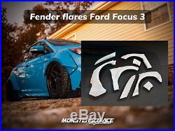 Fender flares Monsterservice Ford Focus 2012+