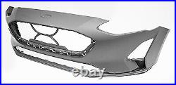 Fits Ford Focus Front Bumper WithPDC & Headlamp Wash Cut Marks Not Active 18-22