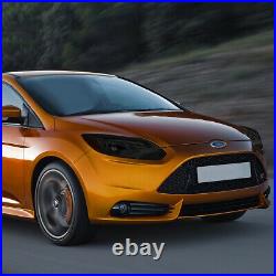 For 12-14 Ford Focus Smoked Housing Amber Corner Headlight Replacement Head Lamp