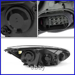 For 15-18 Ford Focus Black Housing Amber Corner Headlight Replacement Head Lamp