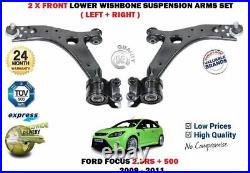 For FORD FOCUS 2.5 RS 500 2009-2011 2X FRONT LEFT RIGHT SUSPENSION WISHBONE ARM
