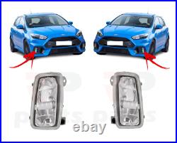 For Ford B Max 12-18, Focus Rs 15-18 New Front Bumper Foglight Lamp Pair Set