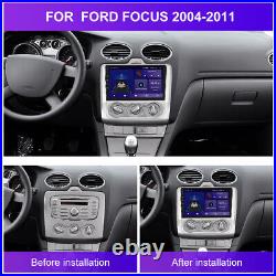 For Ford Focus 2004-2011 9'' Android 13 Car Stereo Radio GPS NAV WiFi Bluetooth