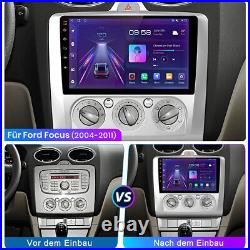 For Ford Focus 2004-2011 Apple Carplay Car Stereo Android13 Auto WIFI GPS Screen