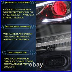 For Ford Focus 2015-2018 LED Headlights Evil Eyes withAmber Sequential Signal Lamp For Ford Focus 2015-2018 LED Headlights Evil Eyes withAmber Sequential Signal Lamp