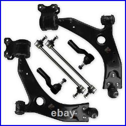 For Ford Focus MK2 2004-2012 Front Wishbone Arm Pair Links Tie Rod Ends 18mm Kit