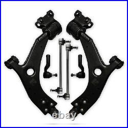 For Ford Focus MK2 2004-2012 Front Wishbone Arm Pair Links Tie Rod Ends 21mm Kit