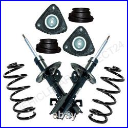 For Ford Focus MK2 Front Shock Absorbers Coil Springs & 2x Strut Top Mounts 2.0