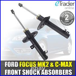 For Ford Focus MK2 Front Shock Absorbers x 2 2005-2012 Pair Shockers Absorber x2