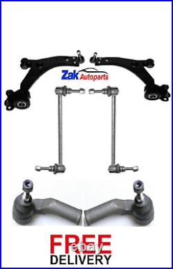 For Ford Focus Mk2 Front 2 Lower Suspension Wishbone Arms & 2 Links & 2 Rod End