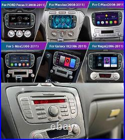 For Ford Focus Mondeo MK4 Galaxy CarPlay 32G Car Stereo Radio Sat Nav GPS BT AHD