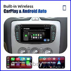 For Ford Focus Mondeo MK4 Galaxy CarPlay 32G Car Stereo Radio Sat Nav GPS BT AHD