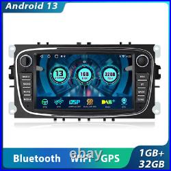 ForFord Focus Mondeo Kuga C-Max Car Stereo GPS Sat Nav Radio Android13 Stereo BT