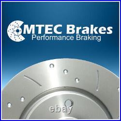 Ford Focus 1.0 1.5TDCi 1.6 TDCi 2014- Drilled Grooved Front Brake Discs Pads