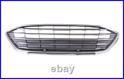 Ford Focus 18-22 Front Grille With Chrome Frame & Chrome Mouldings